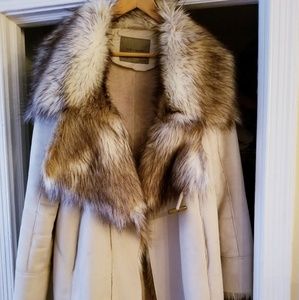 Fur collared Coat